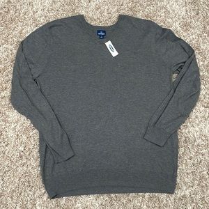 Mens grey v-neck